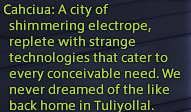 an image of green text from the game final fantasy xxiv. what it says is in the caption.